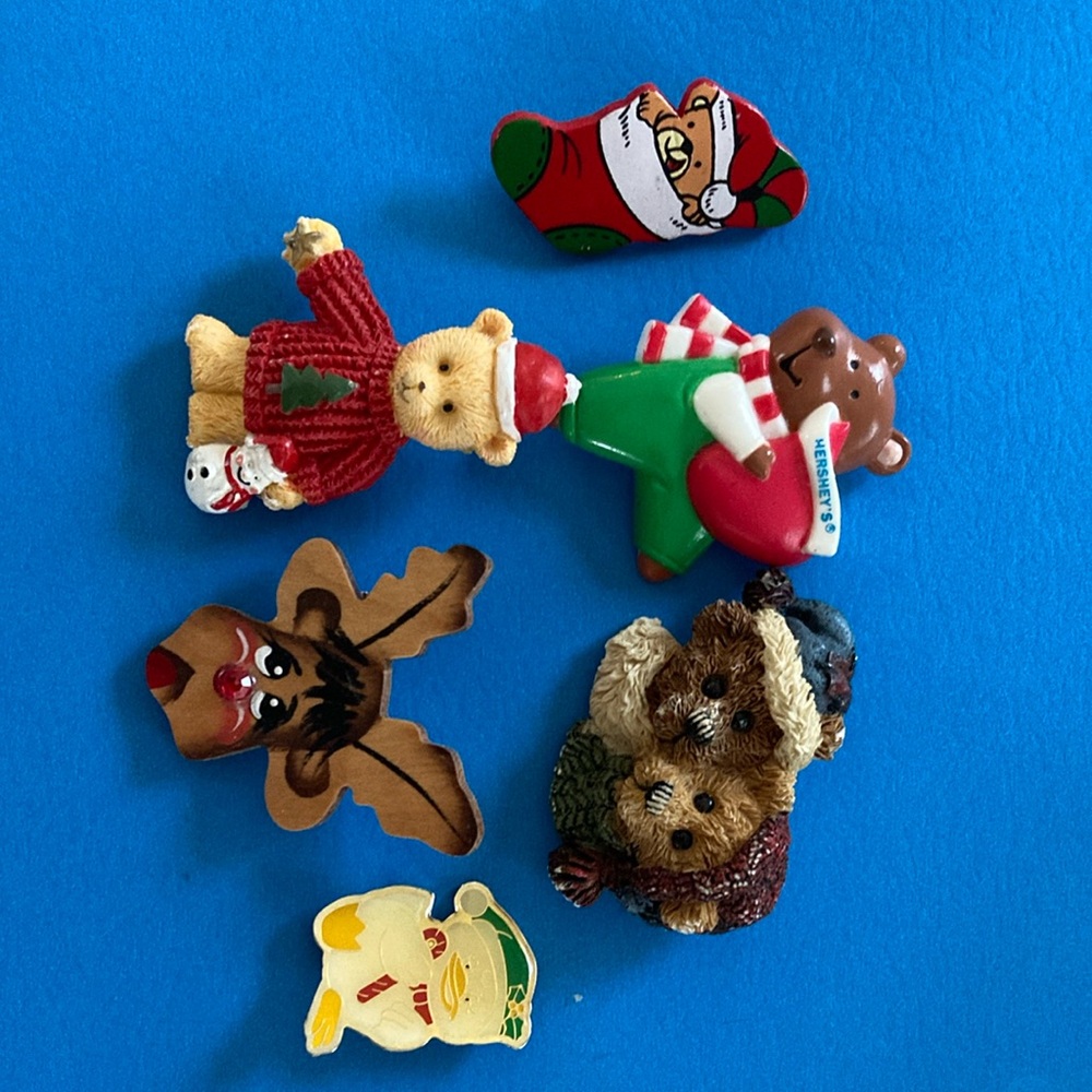 Festive Holiday Brooch Set will sell separately